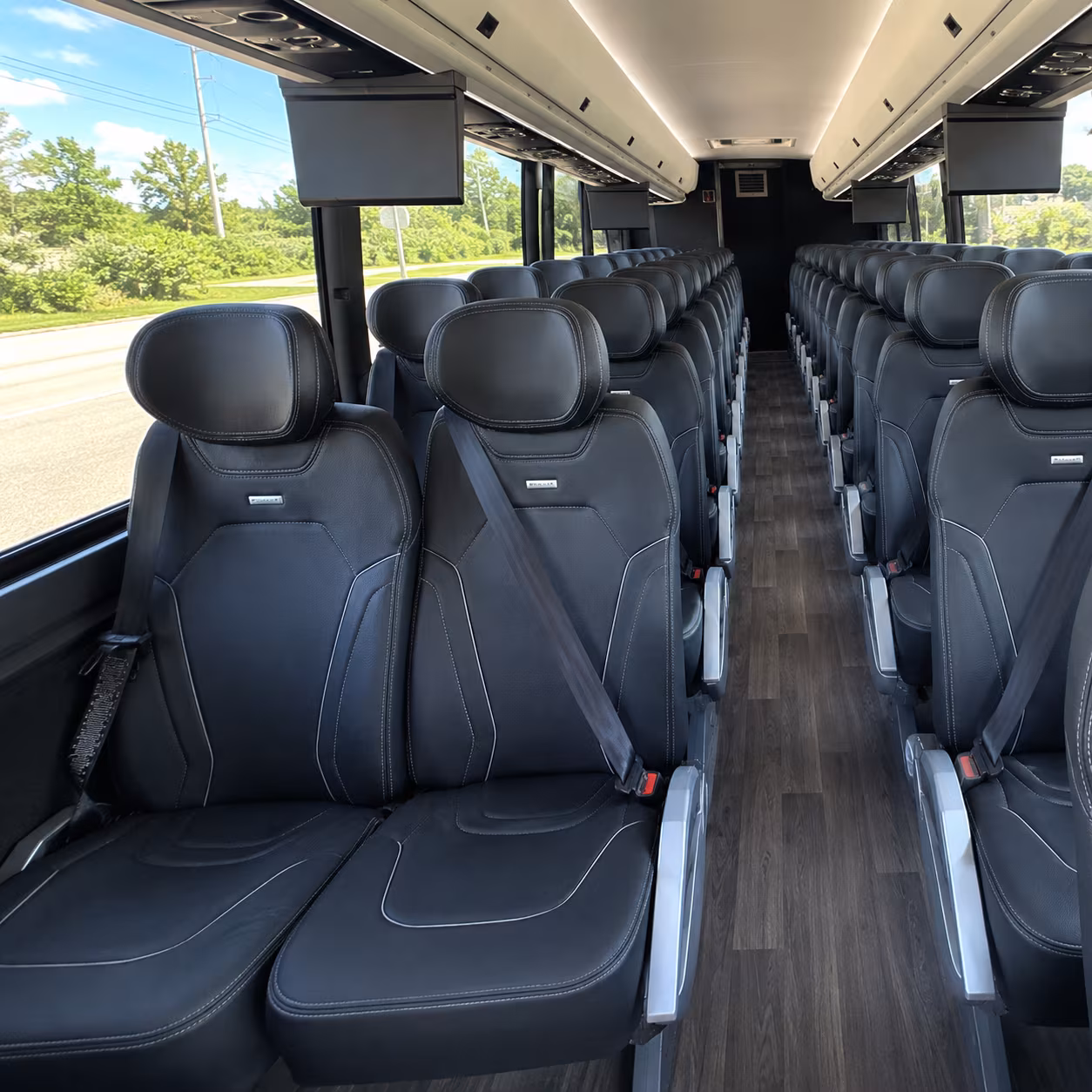 salinas charter bus interior