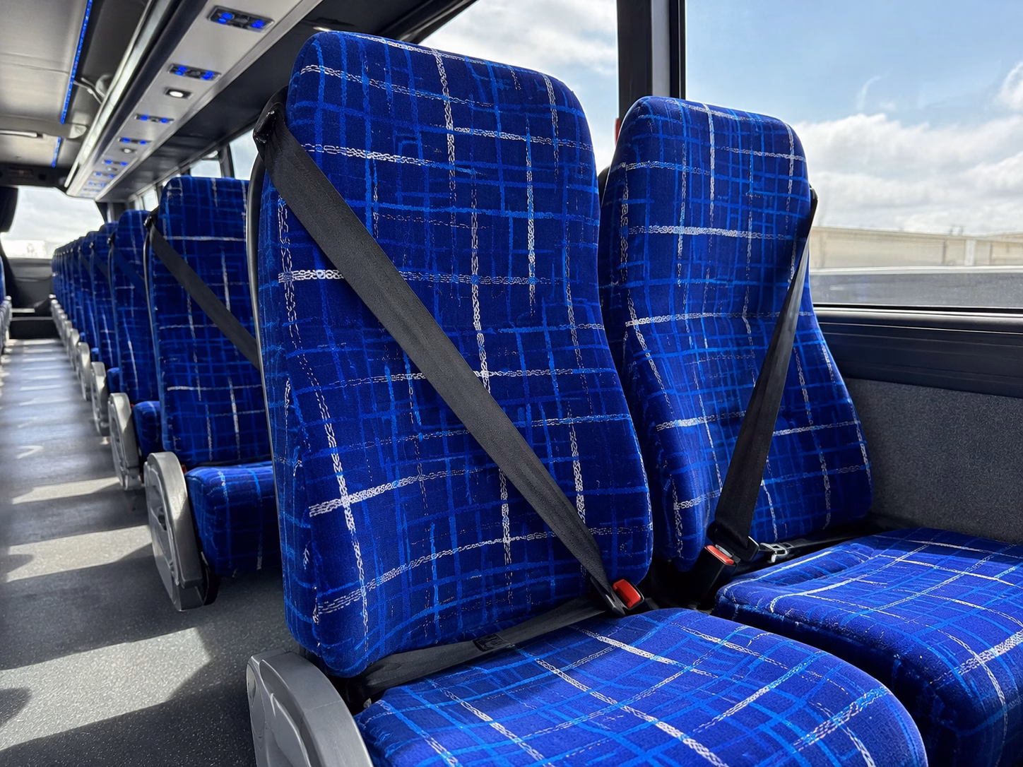salinas charter bus services inside